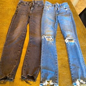 Two pair of jeans, great condition!